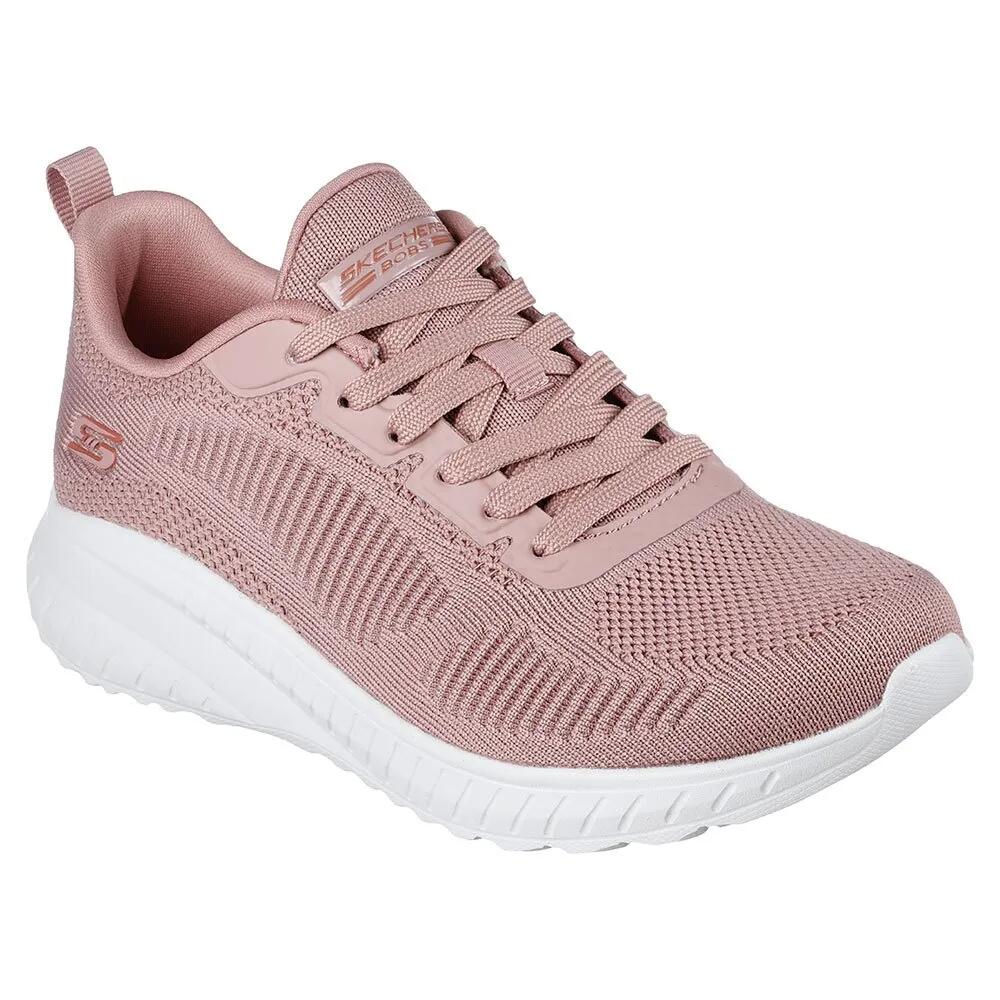 スケッチャーズ ボブズ スクワッド カオス シューズ レディース （ Blush Engineered Knit ） | SKECHERS Bobs Squad Chaos shoes Women [t]｜クライムスワールド 店