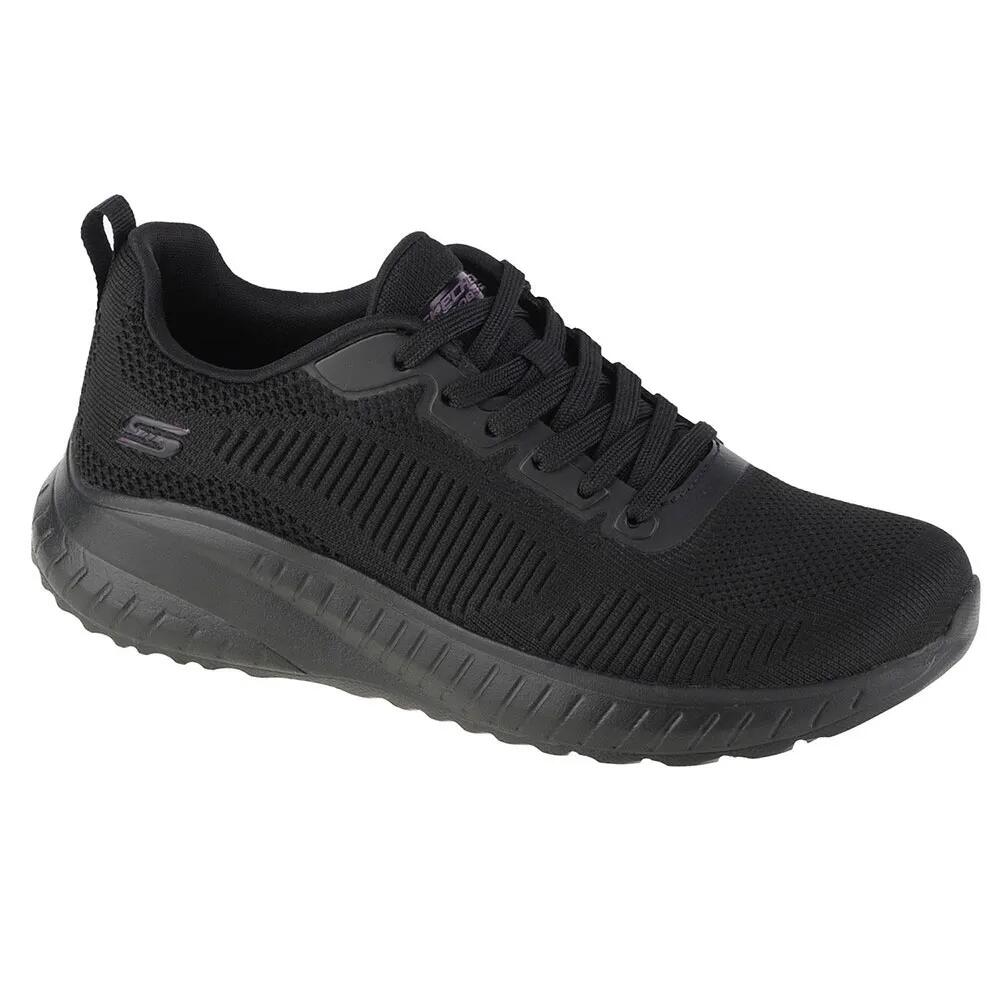 スケッチャーズ ボブズ スクワッド カオス シューズ レディース （ Black ） | SKECHERS Bobs Squad Chaos shoes Women [t]