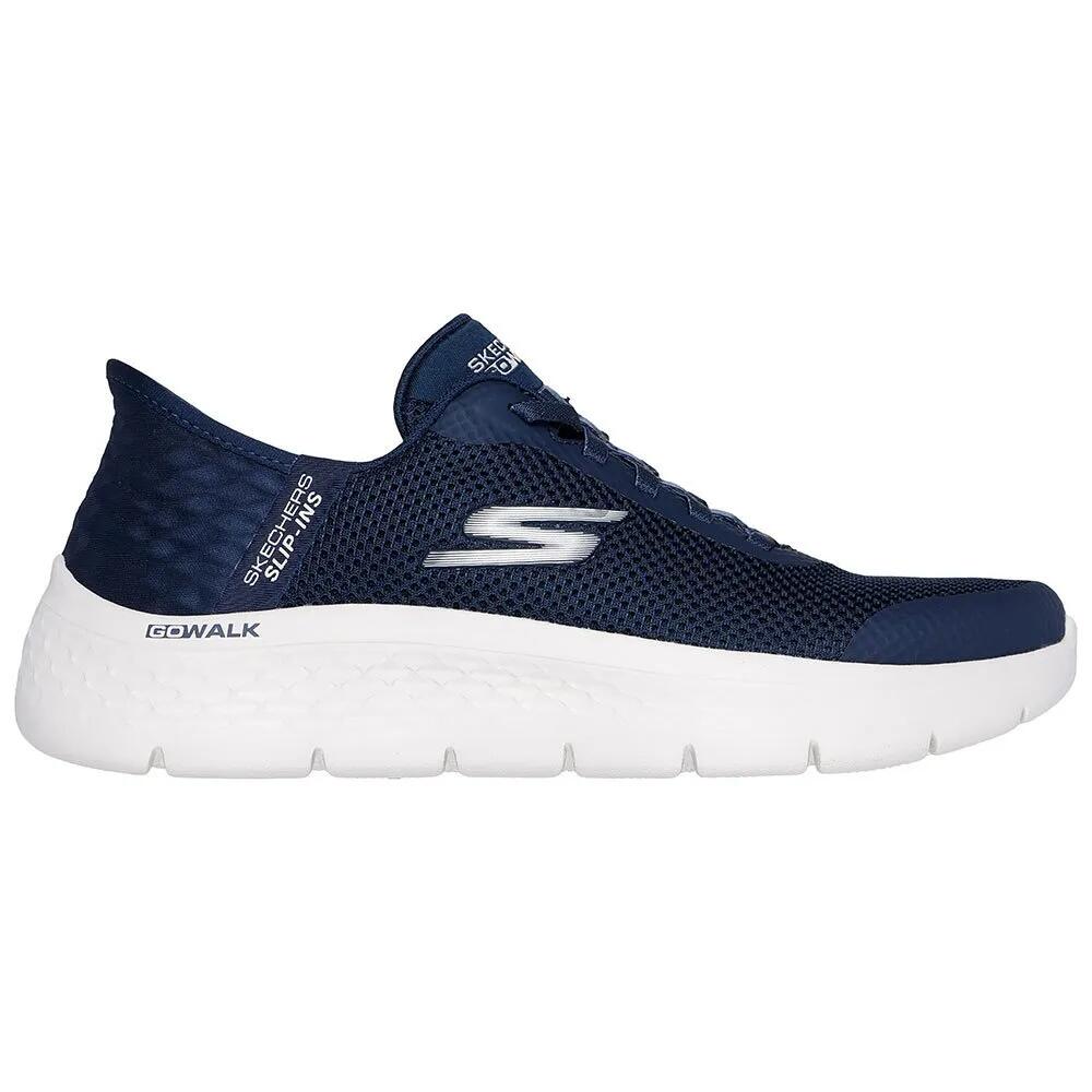 スケッチャーズ ゴー ウォーク フレックス シューズ レディース （ Navy Textile / White Trim ） | SKECHERS Go Walk Flex shoes Women [t]