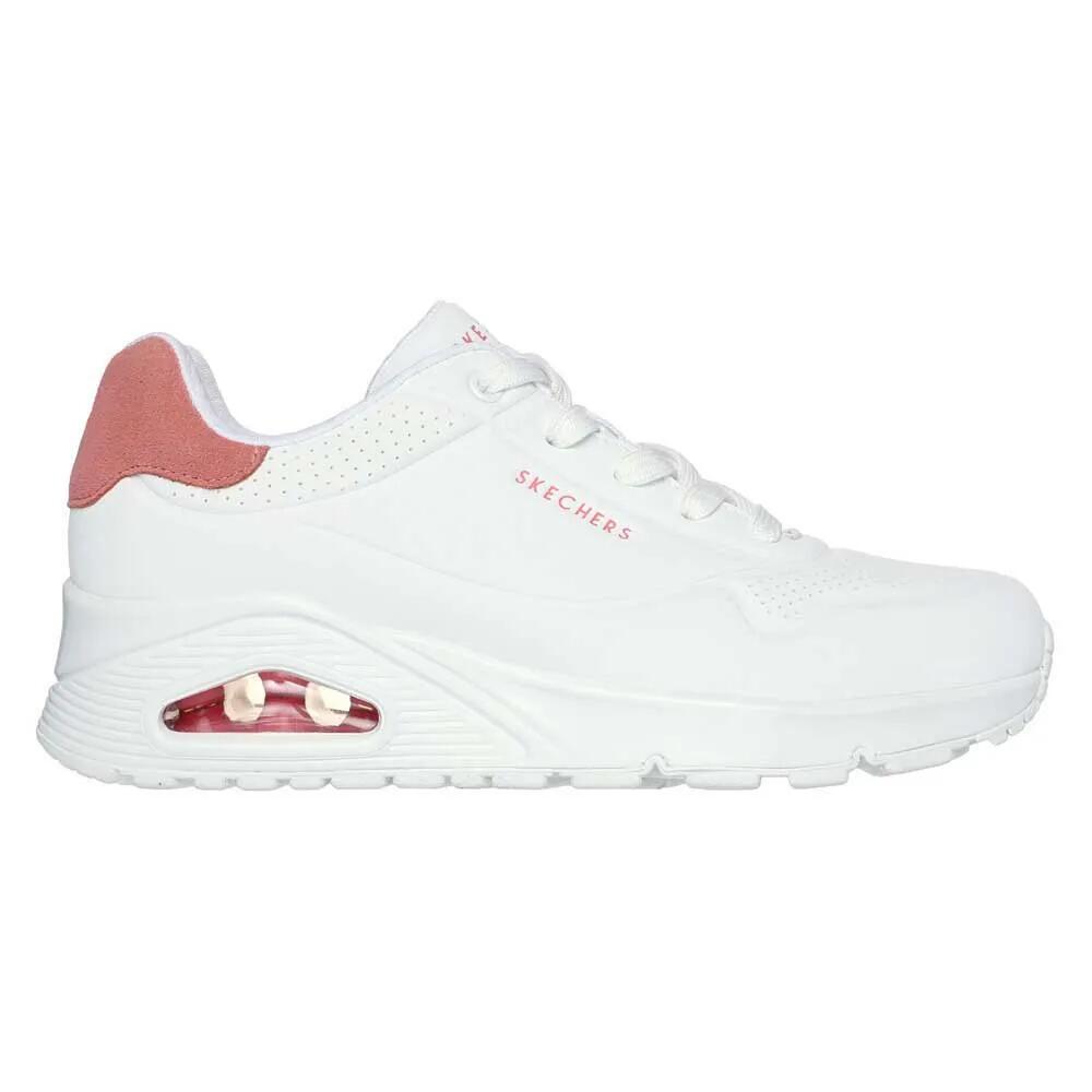 スケッチャーズ ウノ シューズ レディース （ White / Coral ） | SKECHERS Uno shoes Women [t]｜クライムスワールド 店