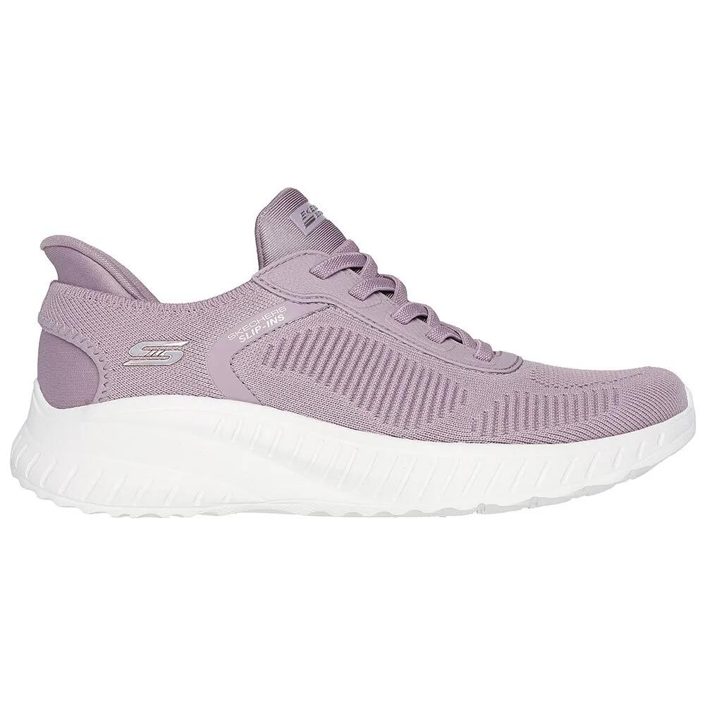 スケッチャーズ ボブズ スクワッド 騒々しい混乱 シューズ レディース （ Purple Textile ） | SKECHERS Bobs Squad Chaos shoes Women [t]