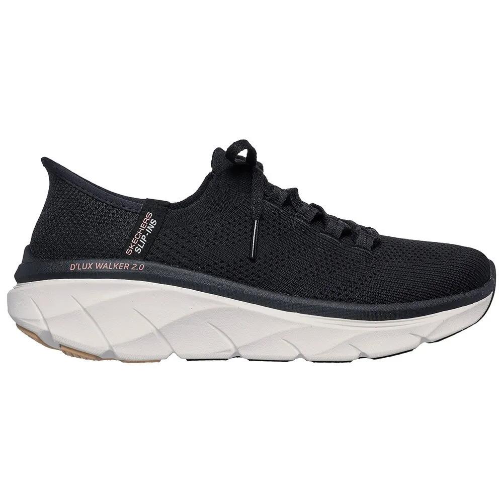 スケッチャーズ D&acute;ラックス ウォーカー 2.0 シューズ レディース （ Black Knit / Tan Trim ） | SKECHERS D&acute;Lux Walker 2.0 shoes Women [t]｜クライムスワールド 店