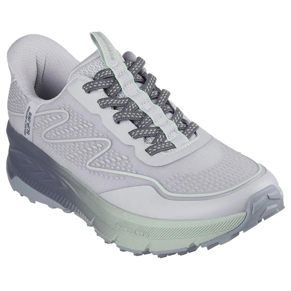 スケッチャーズ スイッチ バック シューズ レディース （ Gray Synthetic / Textile / Gtrim ） | SKECHERS Switch Back shoes Women [t]