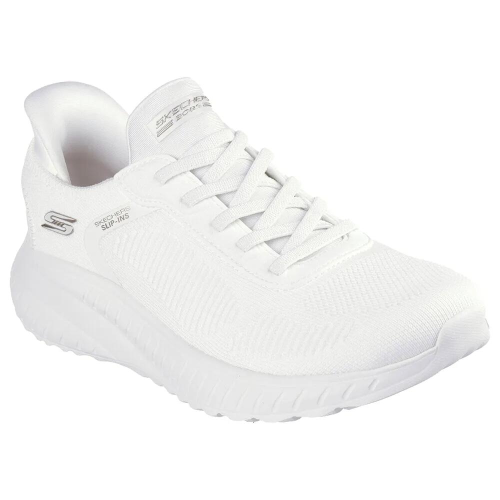 スケッチャーズ ボブズ スクワッド 騒々しい混乱 カレント ミュー シューズ レディース （ Off White Textile ） | SKECHERS Bobs Squad Chaos Current Mu shoes Women [t]