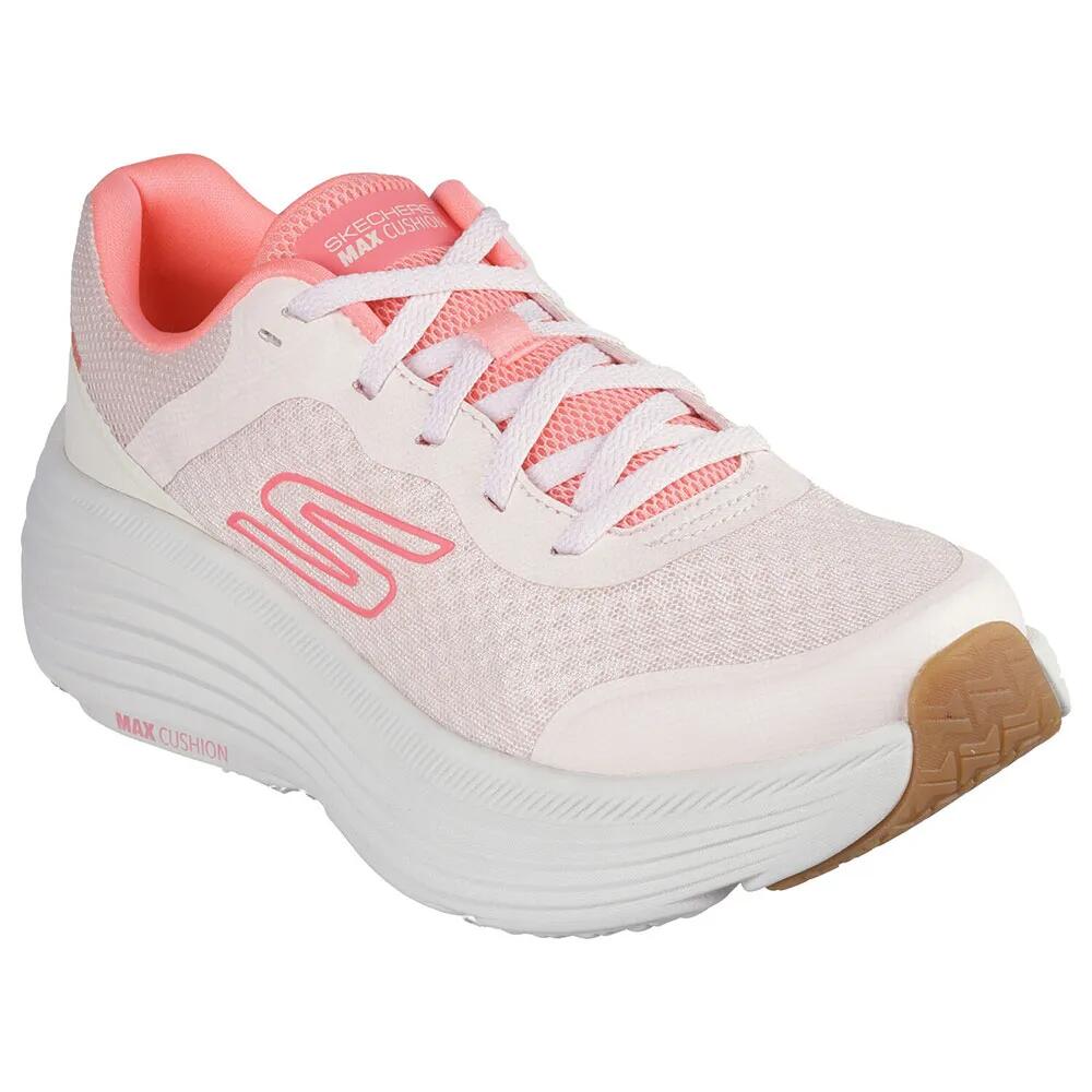 スケッチャーズ マックス クッショニング エンデバー シューズ レディース （ Pink Textile / Coral Trim ） | SKECHERS Max Cushioning Endeavour shoes Women [t]