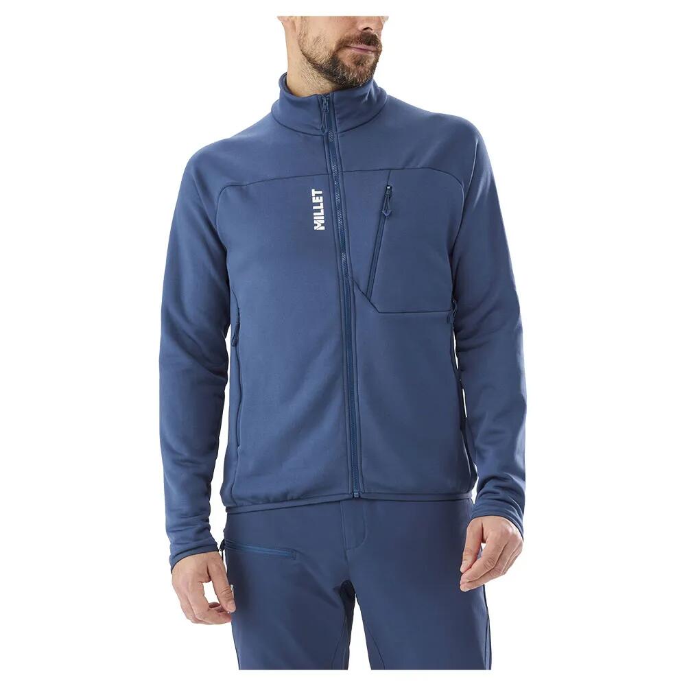 ミレー セネカ フルジップ フリース （ Dark Denim ） | MILLET Seneca full zip fleece [t]