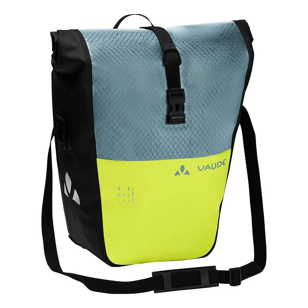 ファウデ バイク アクア バック カラー シングル (レック) 24L パニア （ NordicBlue/BrightGreen ） | VAUDE BIKE Aqua Back Color Single (rec) 24L pannier [t]