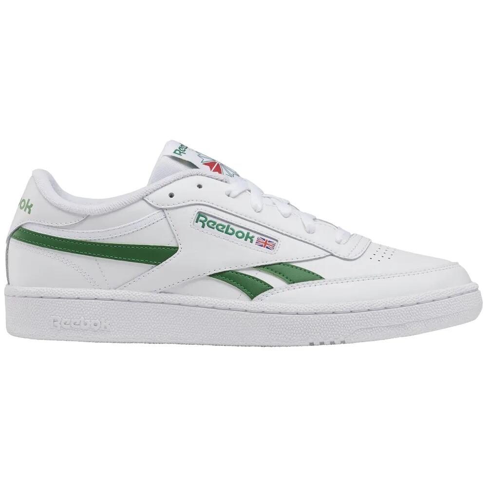リーボック クラシックス 野球クラブ C 意趣晴らし スニーカー （ White / Glen Green / White ） | REEBOK CLASSICS Club C Revenge trainers [t]