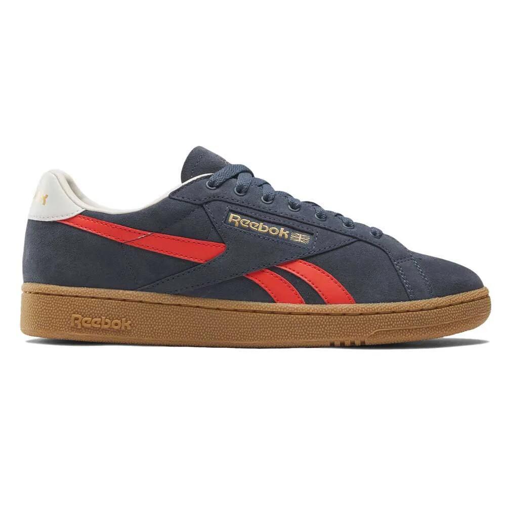リーボック クラブ C グラウンズ UK スニーカー （ Eacobl / Dyn Red / Chalk ） | REEBOK Club C Grounds Uk trainers [t]