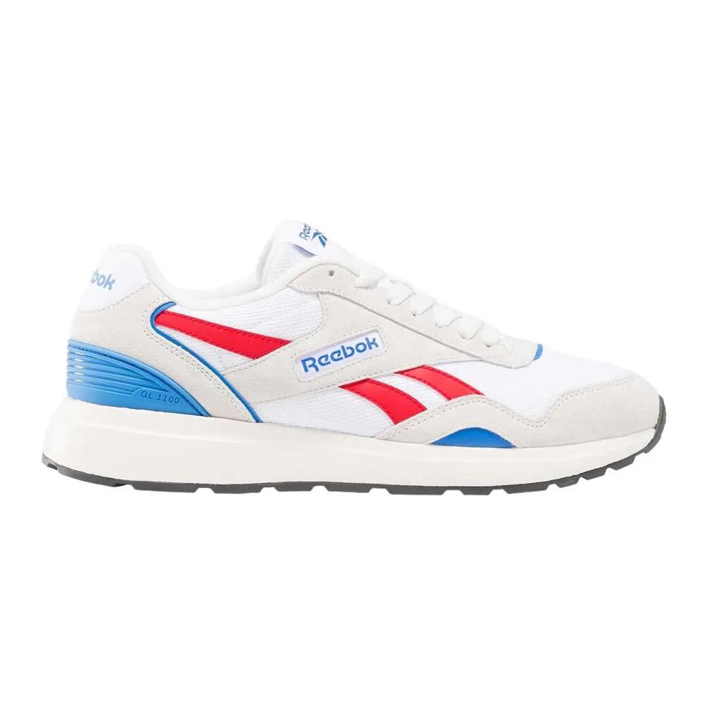 リーボック GL1100 スニーカー （ Barelygry / Vectred / Kineticblue ） | REEBOK Gl1100 trainers [t]