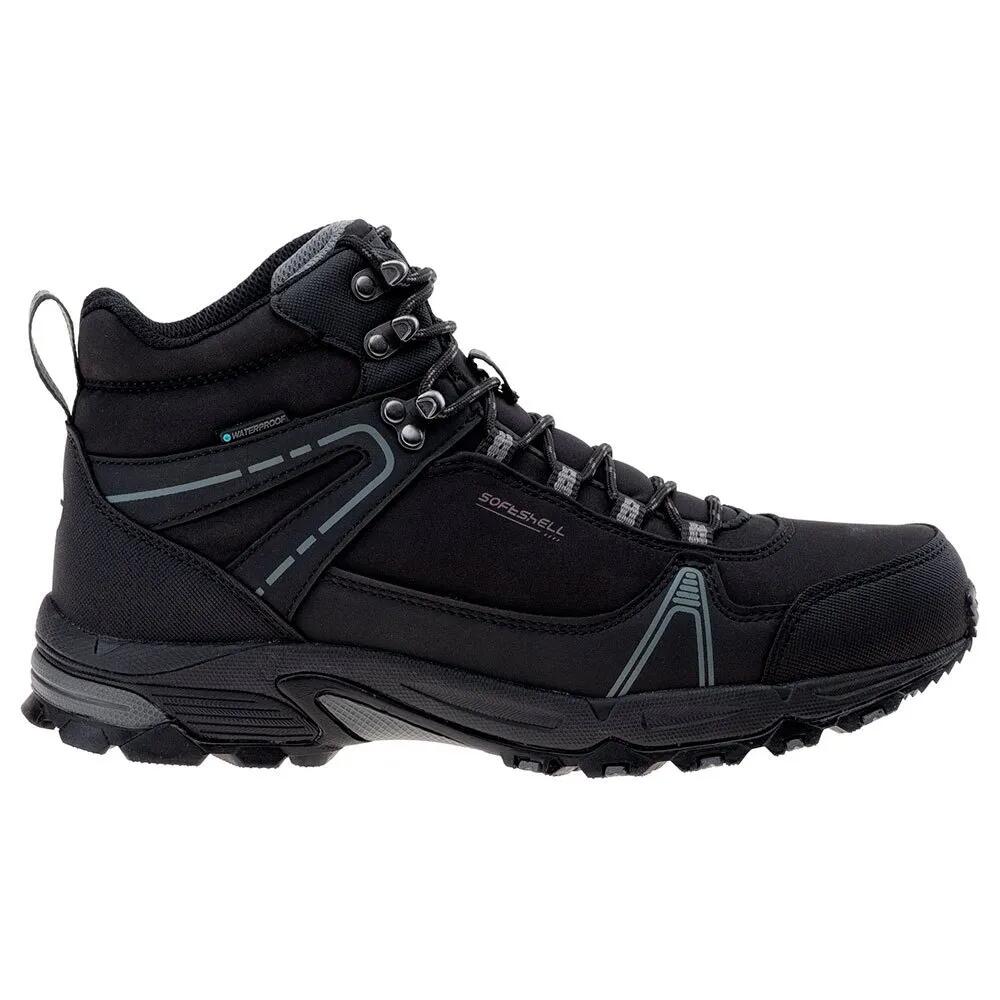 ハイテック ハピター ミッド ダブリュピー ハイキングブーツ （ Black / Mid Grey ） | HI-TEC Hapiter Mid WP Hiking Boots [t]｜クライムスワールド 店