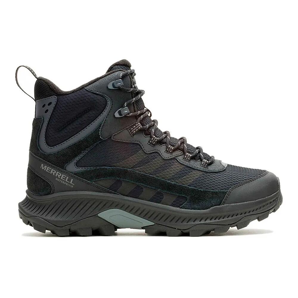 メレル スピード ストライク ツー サーモ ミッド ダブリュピー ハイキングブーツ （ Black ） | MERRELL Speed Strike 2 Thermo Mid WP Hiking Boots [t]｜クライムスワールド 店