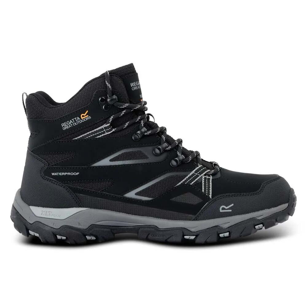 リゲッタ ホルコム スリー ハイキングブーツ （ Black / Granite ） | REGATTA Holcombe III Hiking Boots [t]