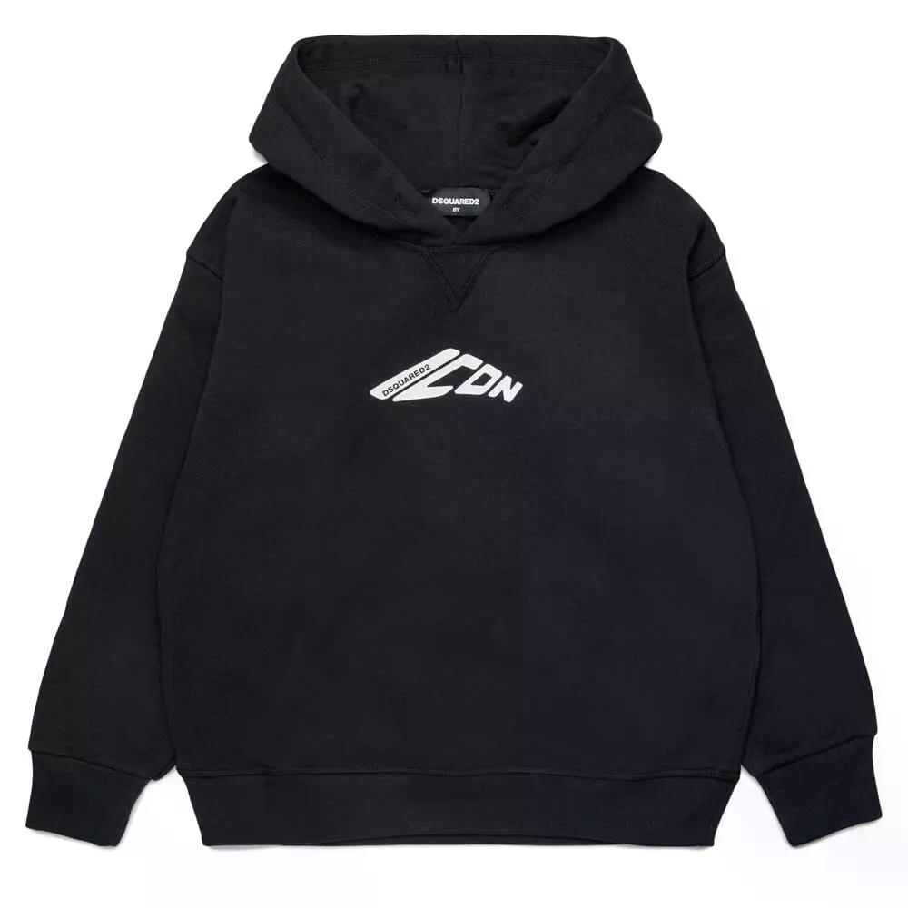 ディースクエアード2 キッズ DQ2940 キッズ スウェットシャツ （ Black ） | DSQUARED2 KIDS DQ2940 Kids sweatshirt [t]