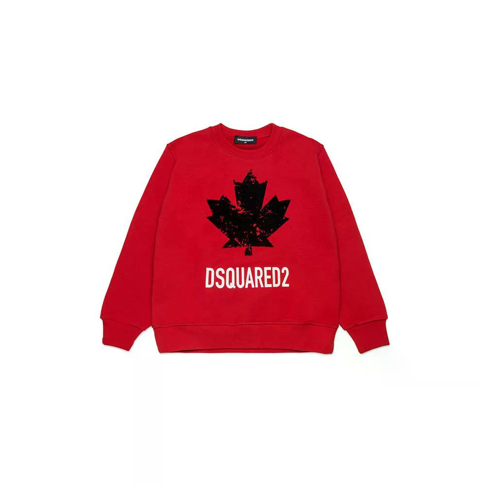 ディースクエアード2 キッズ DQ3005 キッズ トレーナー （ ChiliPepper ） | DSQUARED2 KIDS DQ3005 Kids sweatshirt  [t]