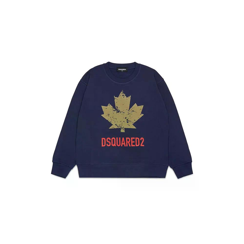 ディースクエアード2 キッズ DQ3005 キッズ スウェットシャツ （ PeacoatBlue ） | DSQUARED2 KIDS DQ3005 Kids sweatshirt [t]
