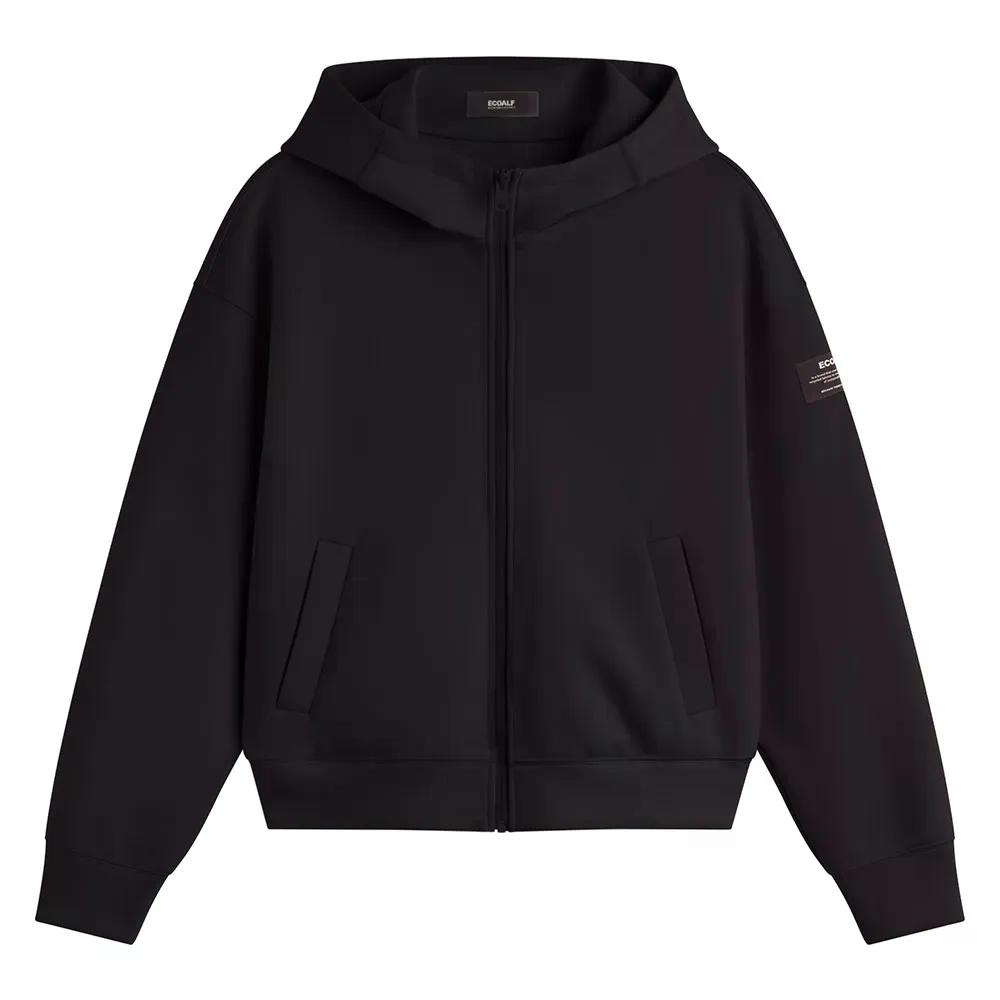 エコアルフ アリカ フルジップ スウェットシャツ レディース （ ShadowBlack ） | ECOALF Arica full zip sweatshirt Woman [t]
