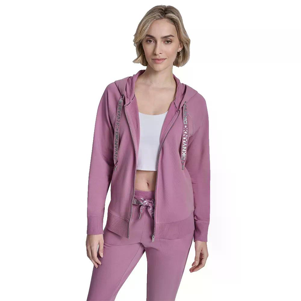 ディーケーエヌワイ DP6J9510 フルジップ スウェットシャツ レディース （ DustyOrchid ） | DKNY DP6J9510 full zip sweatshirt Woman [t]