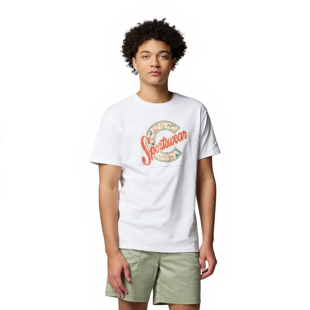 コロンビア ラピッドリッジ グラフィック ショートスリーブ Tシャツ （ White ） | Columbia Rapid Ridge Graphic short sleeve T-shirt [t]