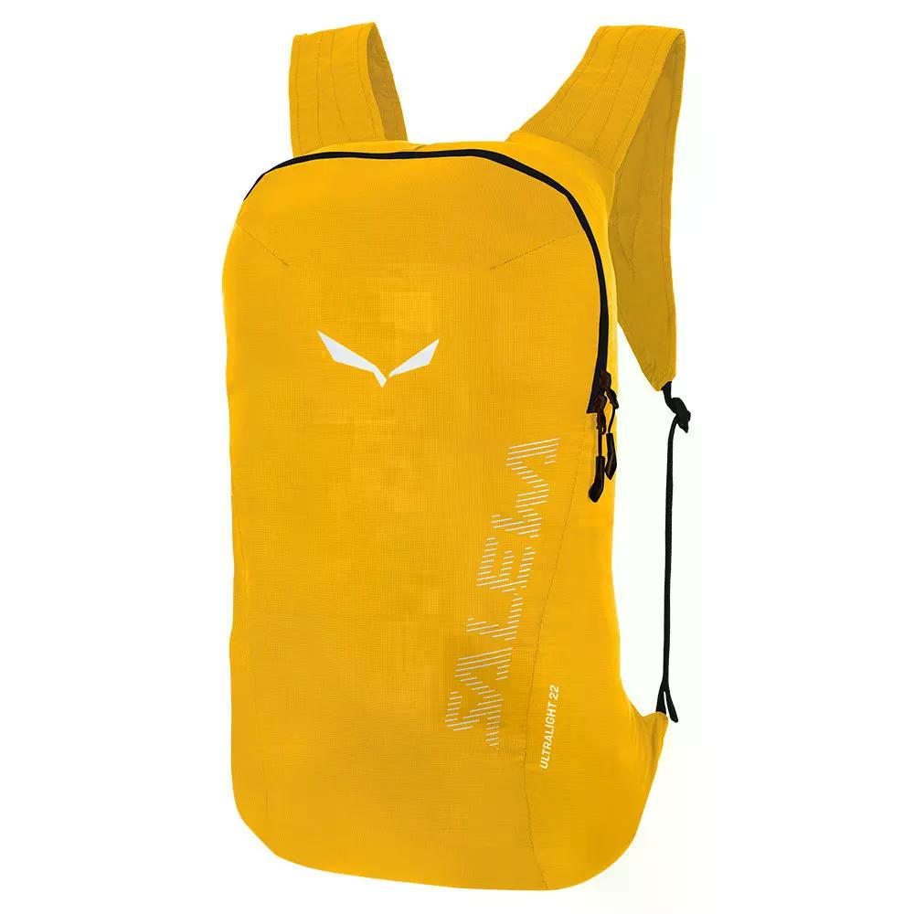 サレワ ウルトラともし火 22L うしろ側容器に並べる （ Gold ） | SALEWA Ultralight 22L Backpack  [t] アウトドア-スポーツ・アウトドア-バックパック・リュック