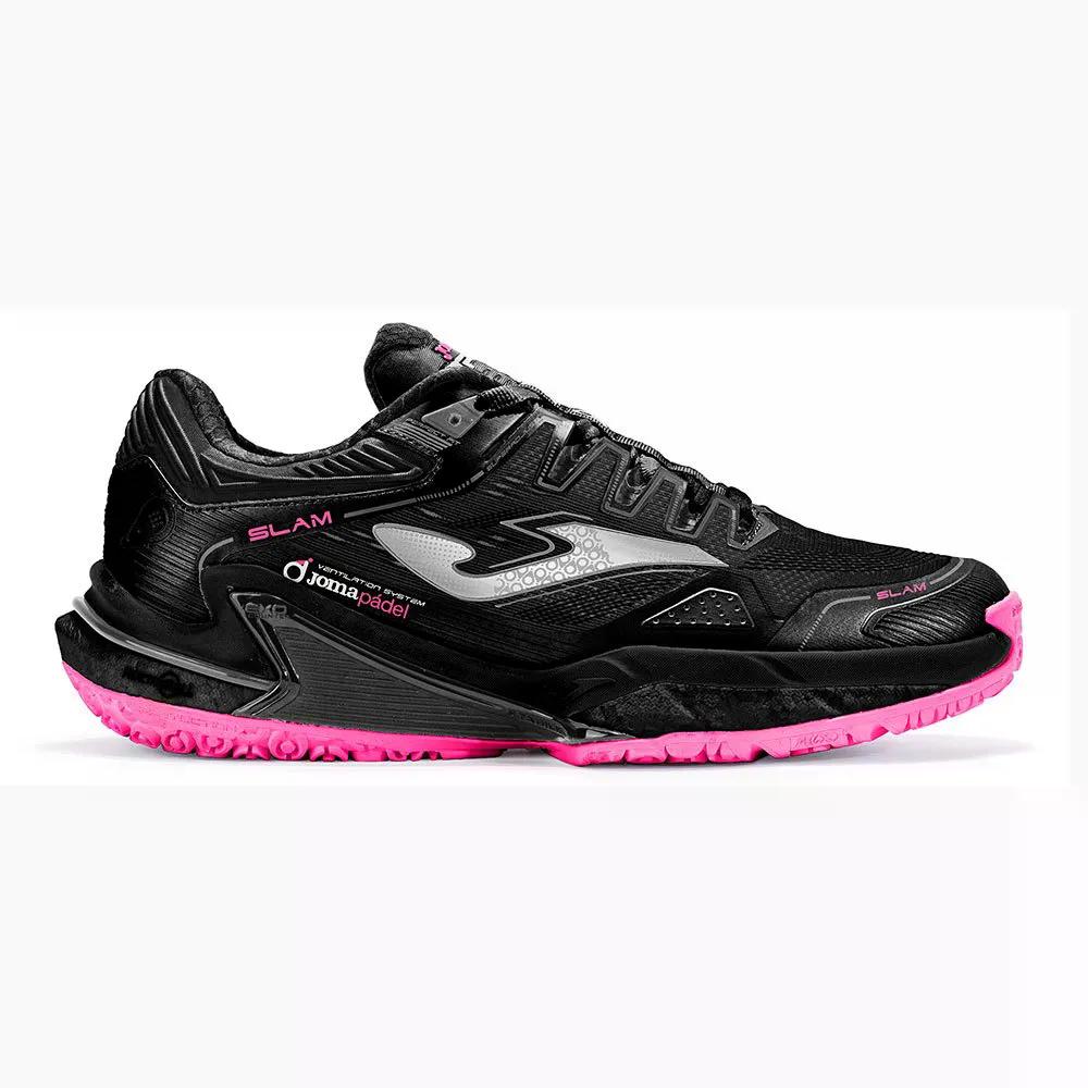 ホマ ゲットー OM 捉え所の無い厚地の外套 庭球シューズ ウィメンズ （ Black ） | JOMA Slam OM Hard Court Tennis Shoes woman  [t]