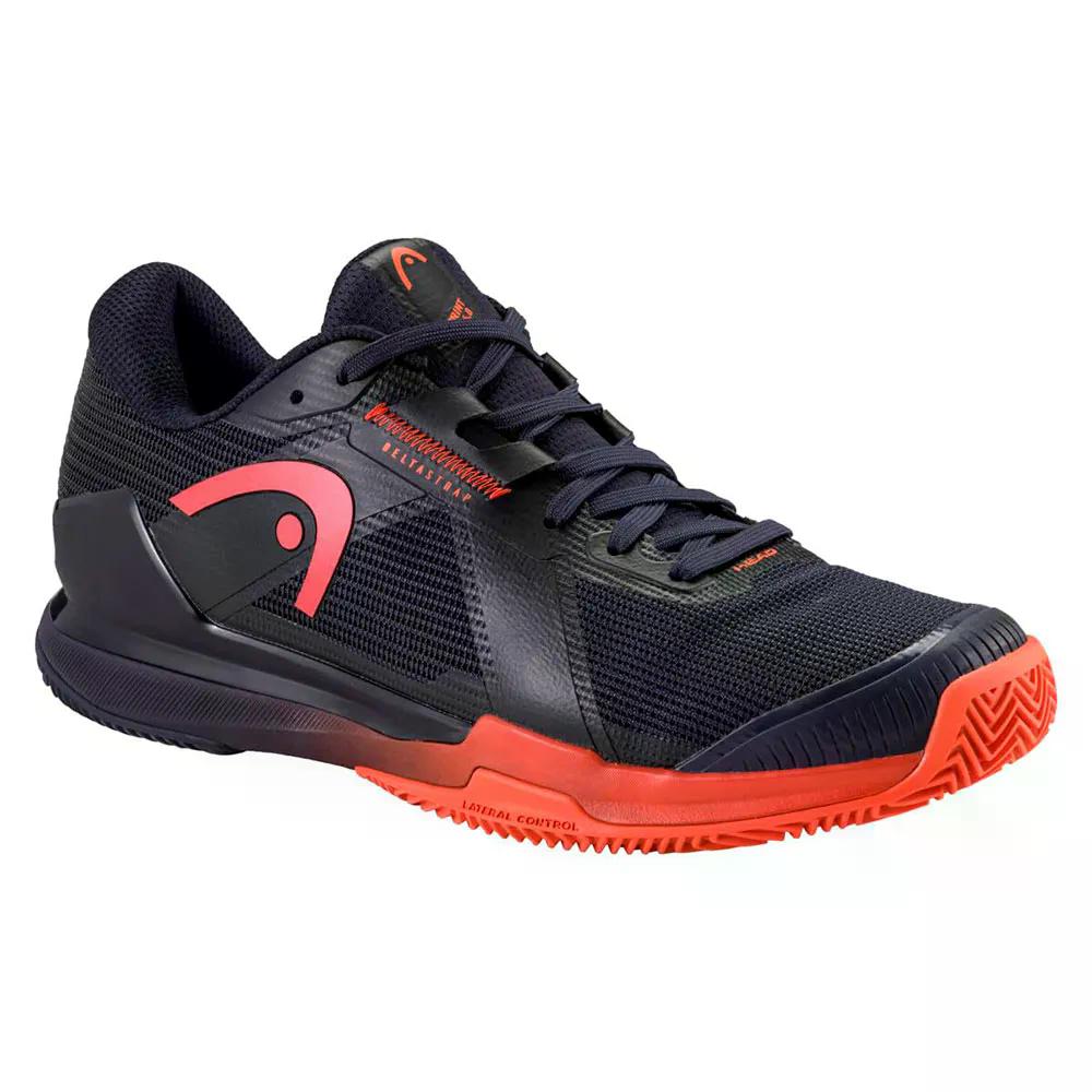 頭顱 駛走 労働者階級 4.0 粘土厚地の外套 庭球シューズ （ DarkBlue/Red ） | HEAD Sprint Pro 4.0 Clay Court Tennis Shoes  [t]