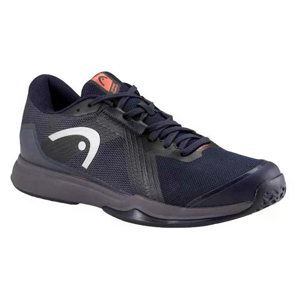 上端 疾駆 野球クラブ 4.0 オール厚地の外套 庭球シューズ （ DarkBlue/Red ） | HEAD Sprint Team 4.0 All Court Tennis Shoes  [t]