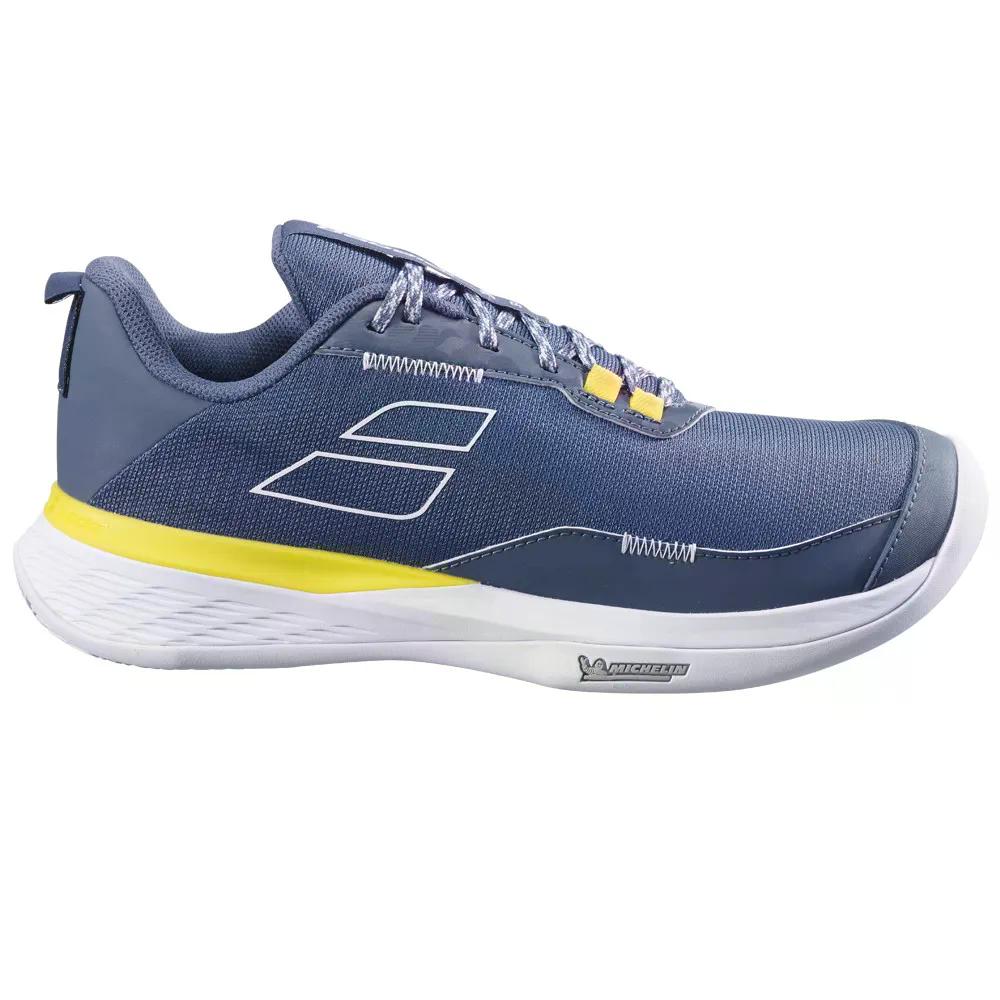 バボラ SFX エボ 粘土厚地の外套 庭球シューズ （ DarkGrey/White ） | BABOLAT SFX Evo Clay Court Tennis Shoes  [t]