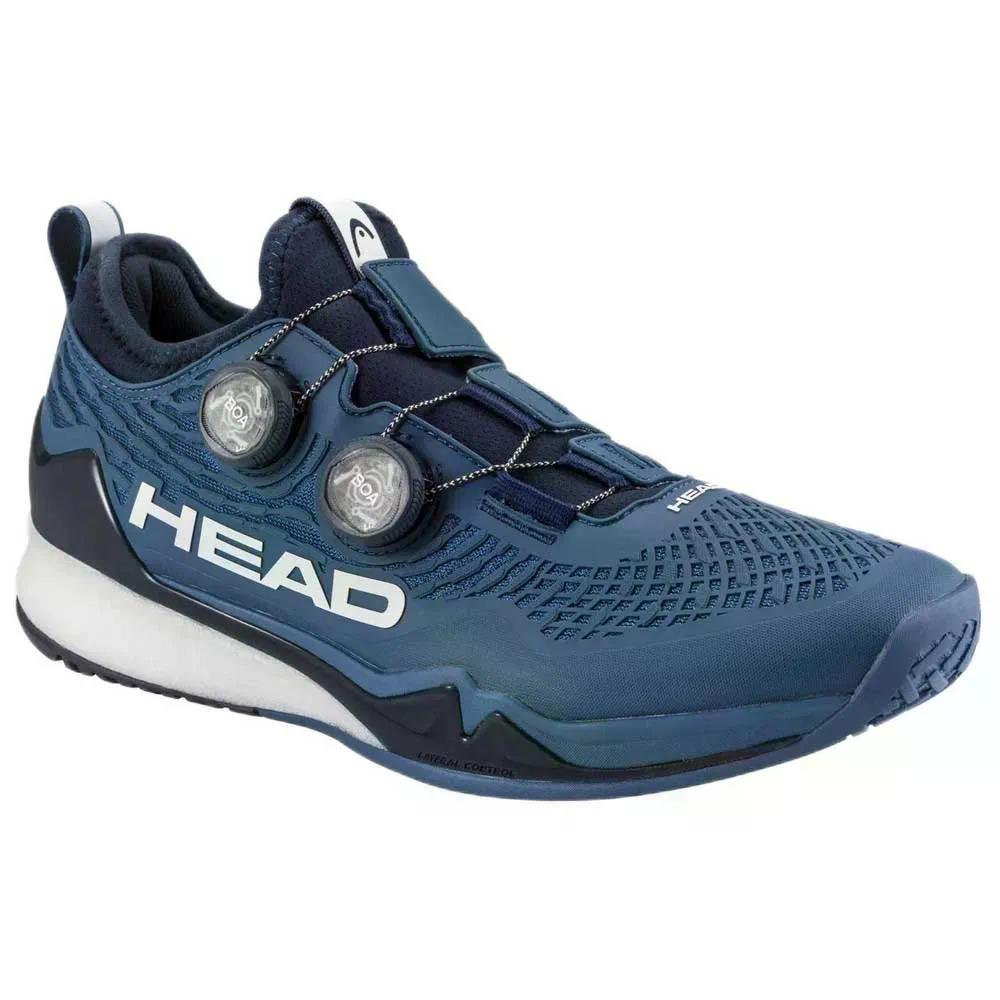 頭顱 エンデュア 労働者階級 BOA オール厚地の外套 庭球シューズ （ DarkBlue/Navy ） | HEAD Endure Pro BOA All Court Tennis Shoes  [t]