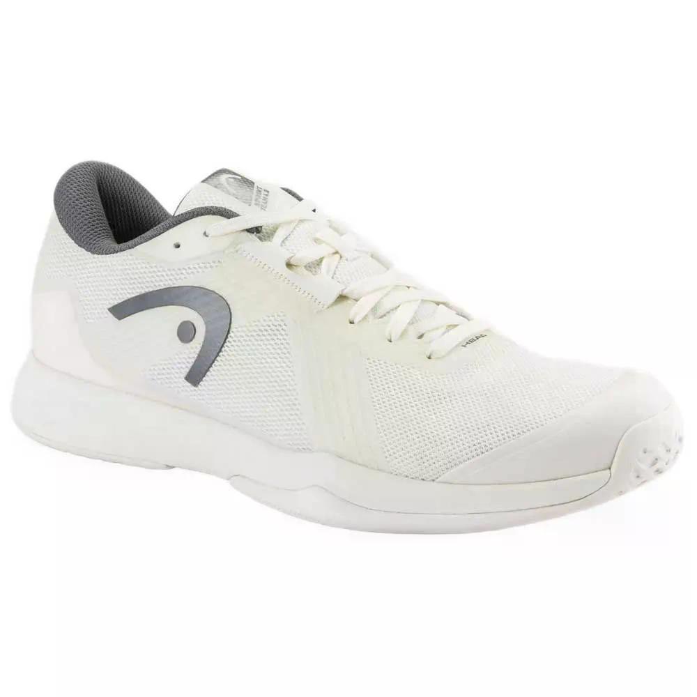 上端 疾駆 野球クラブ 4.0 オール厚地の外套 庭球シューズ （ ChalkWhite/DarkGrey ） | HEAD Sprint Team 4.0 All Court Tennis Shoes  [t]