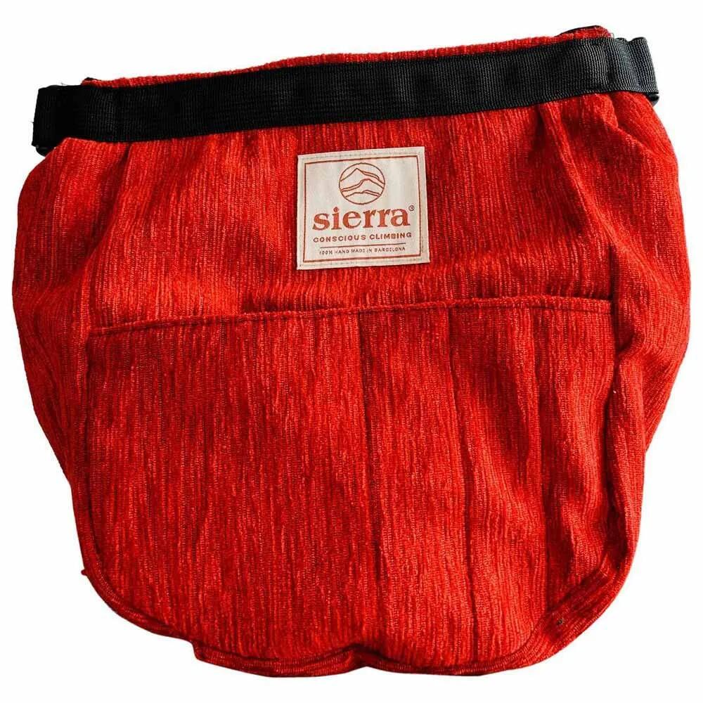 シ内鰓 クライミング 益荒男 井戸釣瓶 車輪止め 御徒面子 （ MatrixRed ） | SIERRA CLIMBING Solid Bucket Chalk Bag [t]