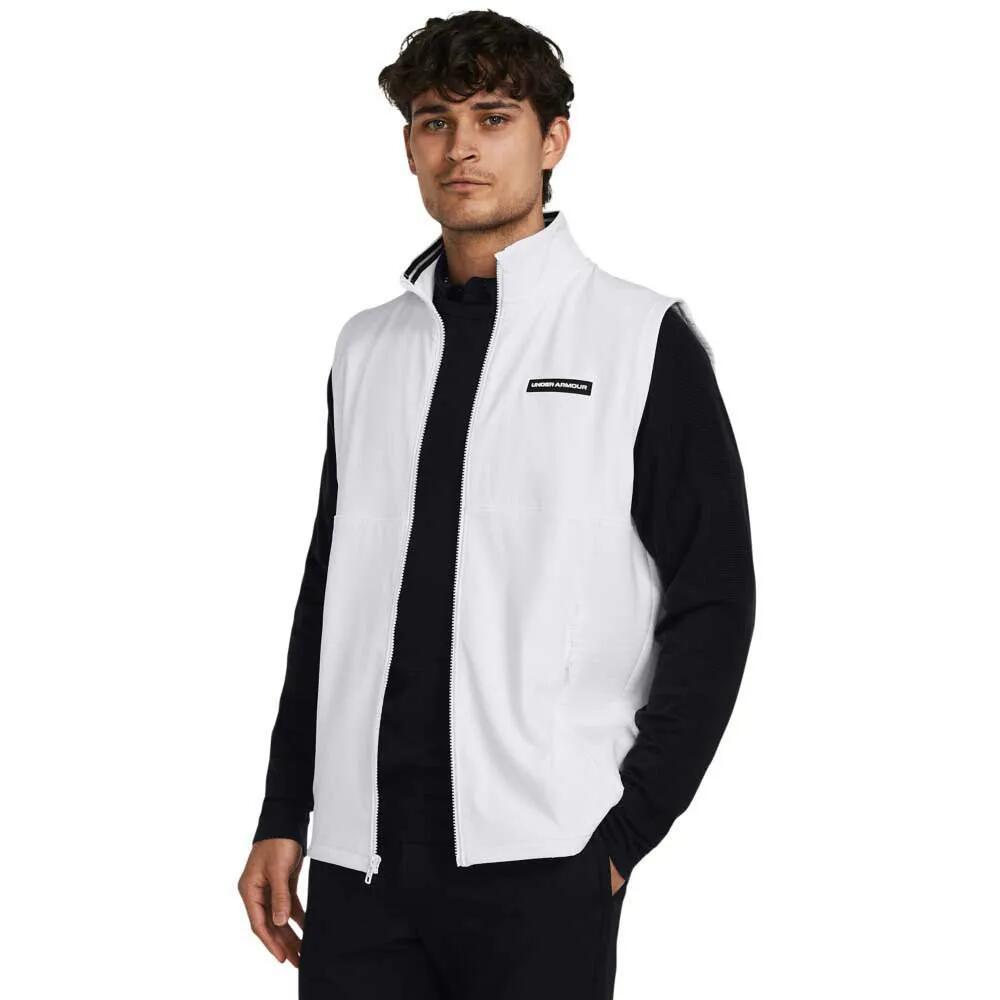 アンダーアーマー ゴルフ ストーム デイトナ ベスト （ White / Black / White ） | UNDER ARMOUR GOLF Storm Daytona Vest [t]｜クライムスワールド 店