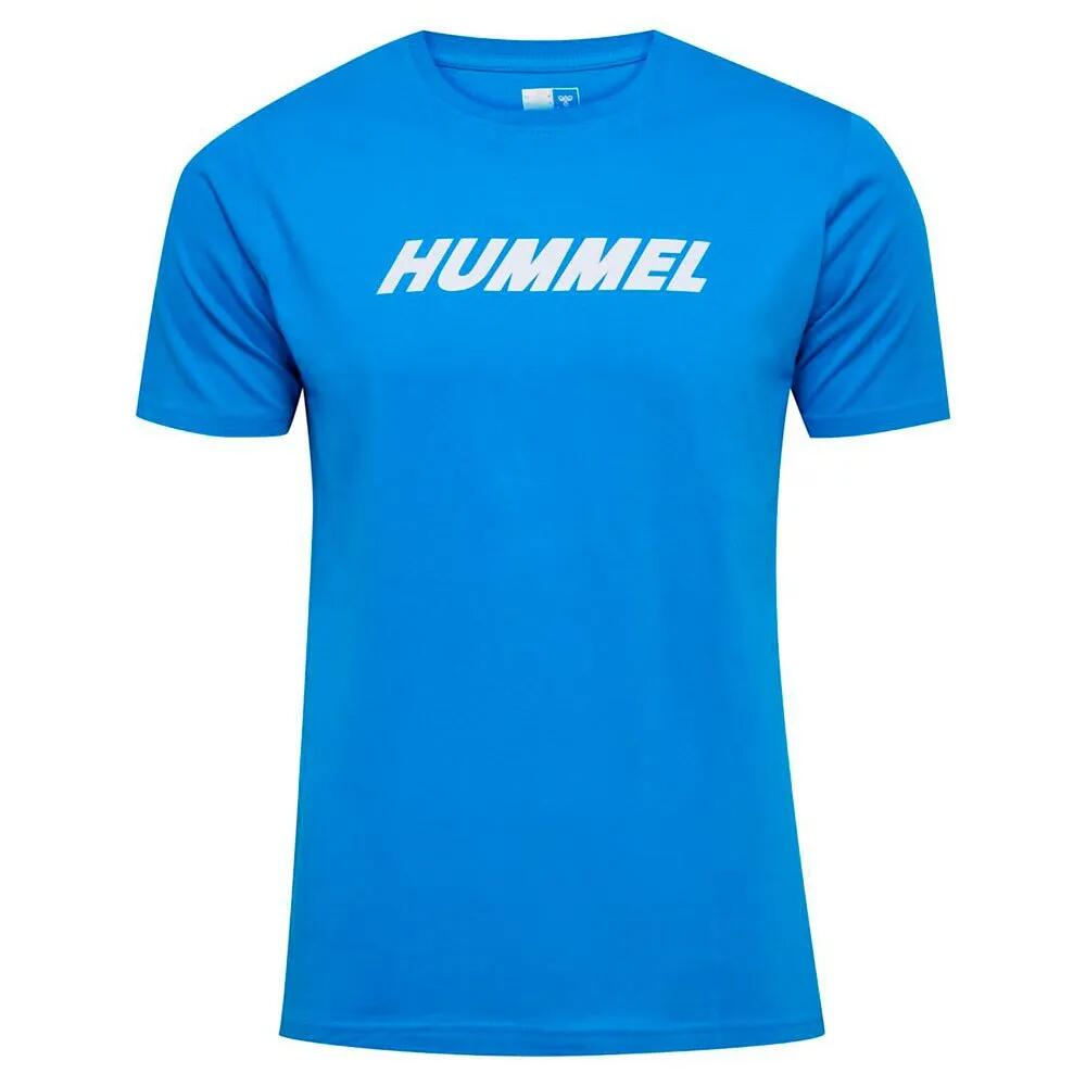 ヒュンメル エレメンタル ロゴ コットン ショートスリーブ Tシャツ （ Indigo Bunting ） | HUMMEL Elemental logo cotton short sleeve T-shirt [t]