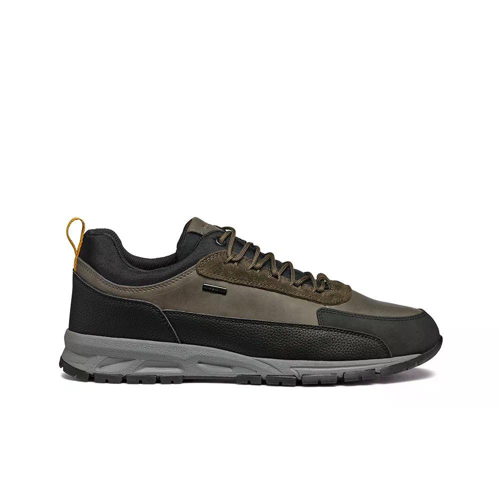 ジェオックス ドレイ B ABX スニーカー （ Military/Black ） | GEOX Doray B ABX Sneakers  [t]