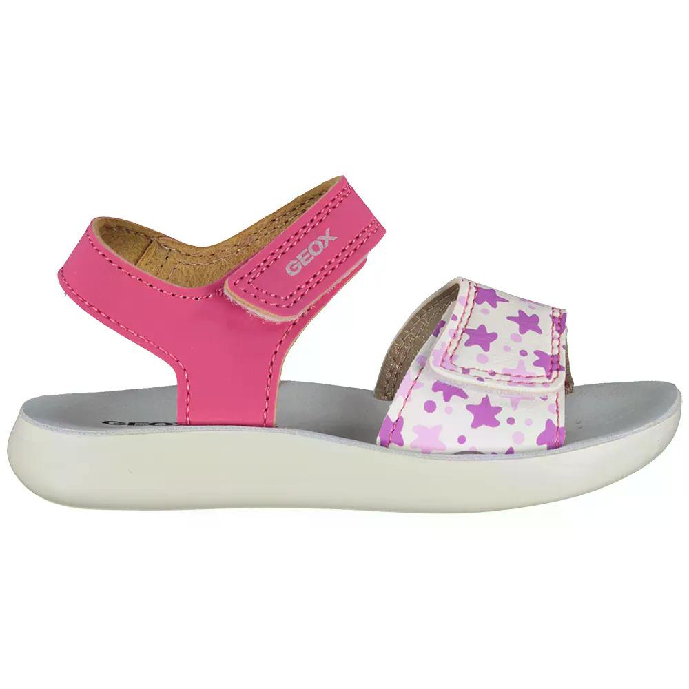 ジェオックス ともし火ディスケット もの言う花 サンダル （ Fuchsia/White ） | GEOX Lightfloppy Baby Sandals  [t]