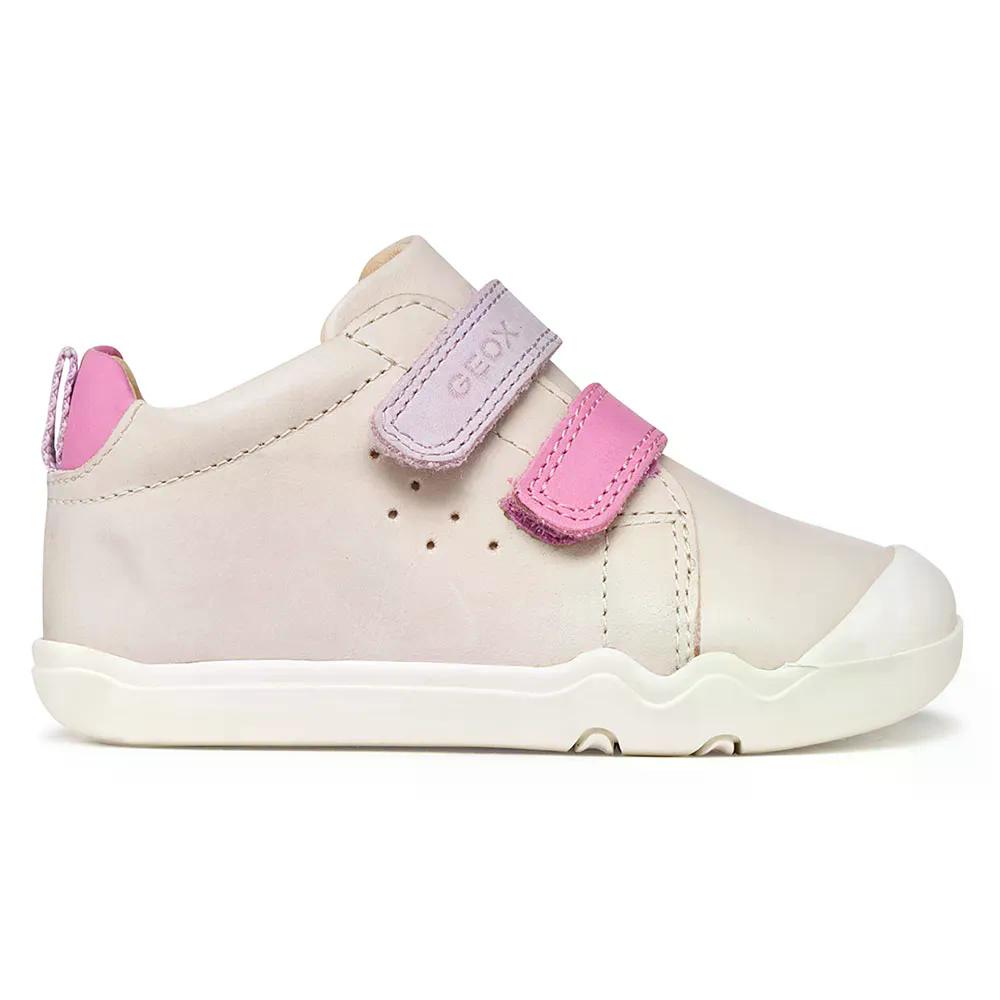 GEOX Steppieup スニーカー （ Ivory/DarkPink ） [t]