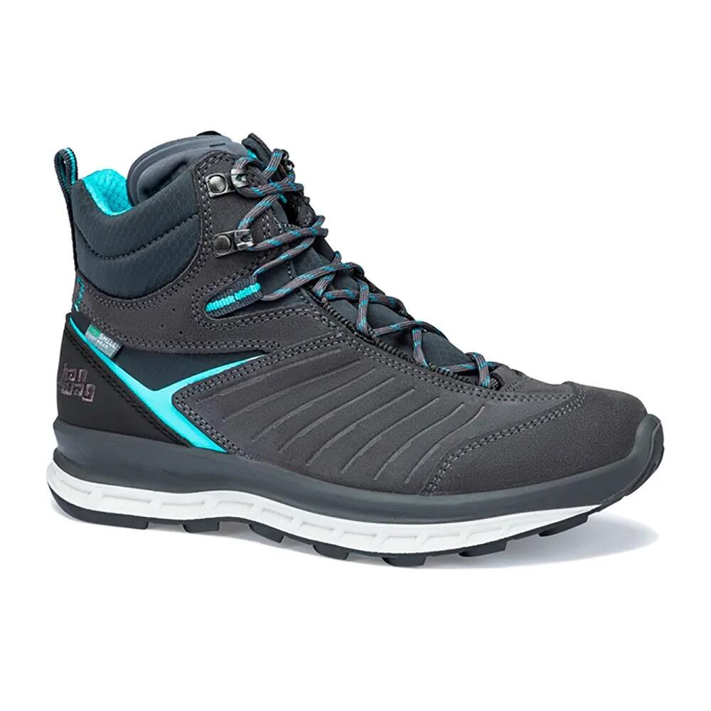 ハンワグ ブルーリッジ イーエス 山歩きブーツ レディース （ Asphalt / Ocean ） | HANWAG Blueridge EShiking boots Women [t]