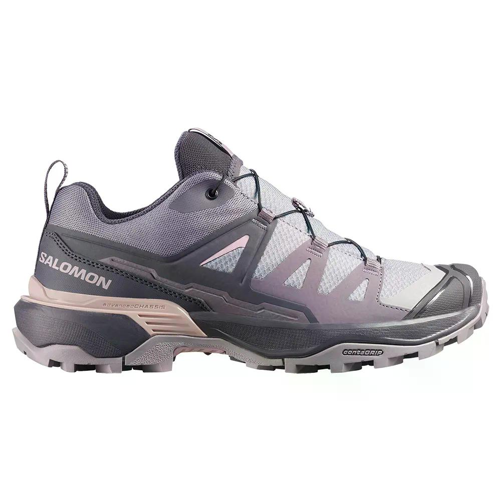 サロモン X ウルトラ 360 山歩きシューズ レディース （ Gull/NineIron/ShadowGray ） | SALOMON X Ultra 360 Hiking Shoes Women  [t] 登山・クライミング-靴・ブーツ-スポーツ・アウトドア