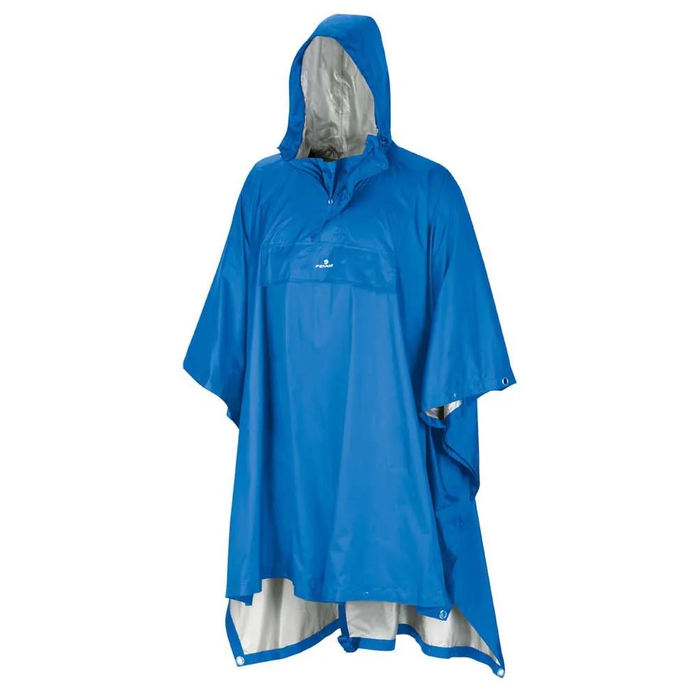 フェリーノ トドモド リップストップ ポンチョ （ Blue ） | FERRINO Todomodo Ripstop Poncho [t]