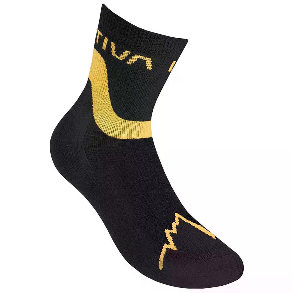 スポルティバ スノーラン ソックス （ Black/Yellow ） | LA SPORTIVA Snowrun Socks [t]