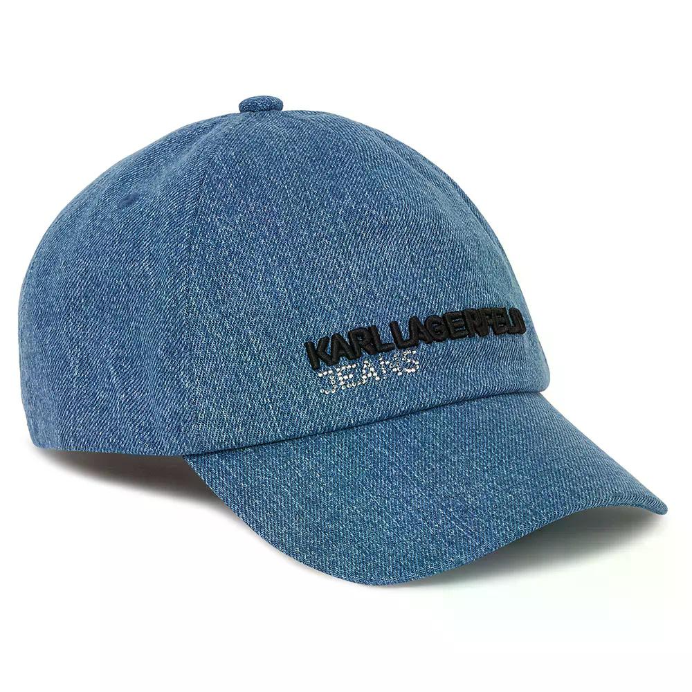 カール ラガーフェルド ジーンズ スタッズ キャップ （ WashedMidBlue ） | KARL LAGERFELD JEANS Studs Cap [t]