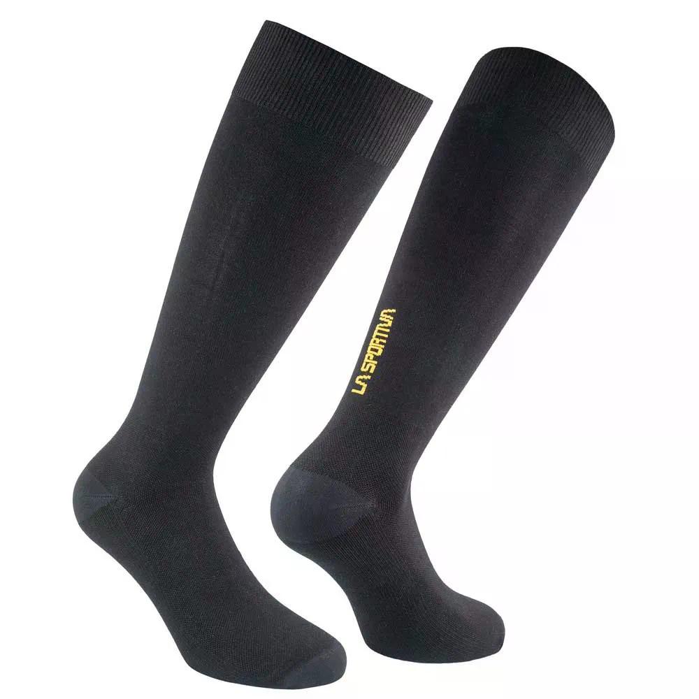 スポルティバ シルク ウルトラライト ロング ソックス （ Black/Yellow ） | LA SPORTIVA Silk Ultralight Long Socks [t]