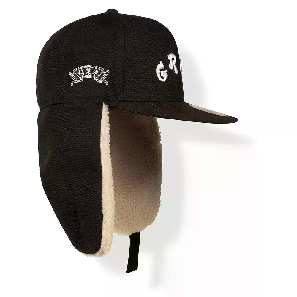 グライミー サンパン トラッパー フィッテッド キャップ （ Black ） | GRIMEY Sampans Trapper Fitted Cap [t]