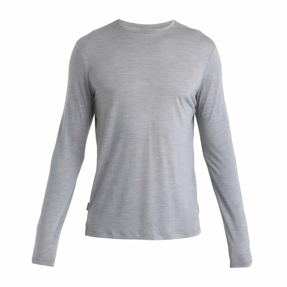 アイスブレーカー メリノ 125 クールライト スフィア III ロング スリーブ Tシャツ （ Metro Heather ） | ICEBREAKER Merino 125 Cool-Lite Sphere III long sleeve T-shirt [t]｜クライムスワールド 店