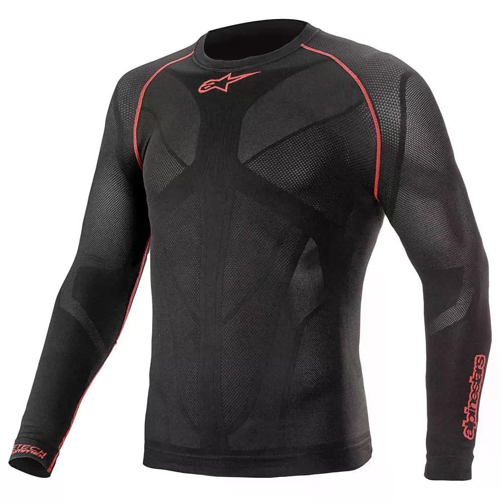 アルパインスターズ バイシクル ライド テック V2 サマー ロングスリーブ ベースレイヤー （ Black/Red ） | ALPINESTARS