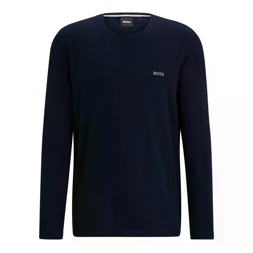 ボス ミックス＆マッチ R 10259917 ロングスリーブ Tシャツ （ DarkBlue ） | BOSS Mix&Match R 10259917 long sleeve T-shirt [t]