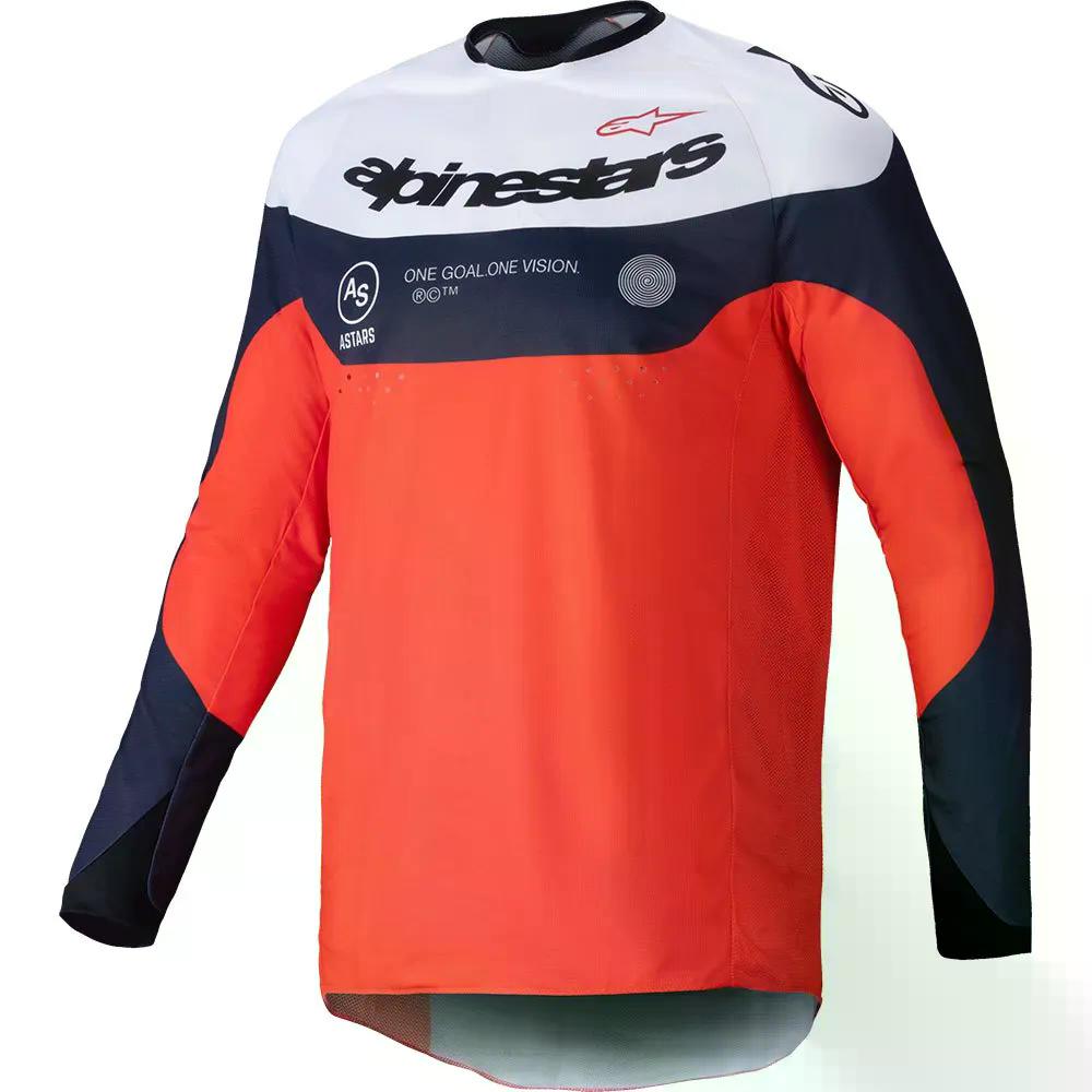 アルパインスターズ プロデュラ ロング捩り プルオーバー （ Navy/HotOrange/White ） | ALPINESTARS Pro-Dura long sleeve jersey  [t]