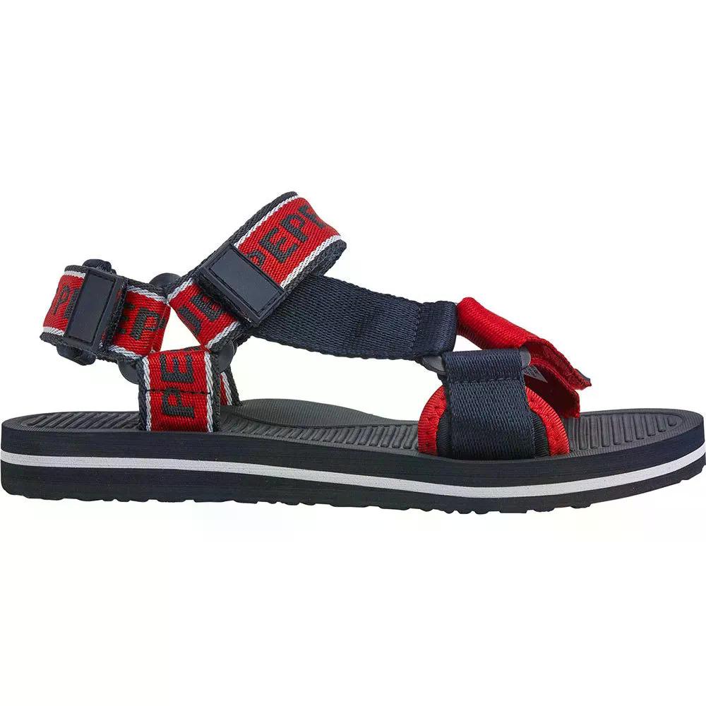 ペペジーンズ スウィミングプール 磁気テープ キッズ サンダル （ Navy ） | PEPE JEANS Pool Tape Kids Sandals  [t]