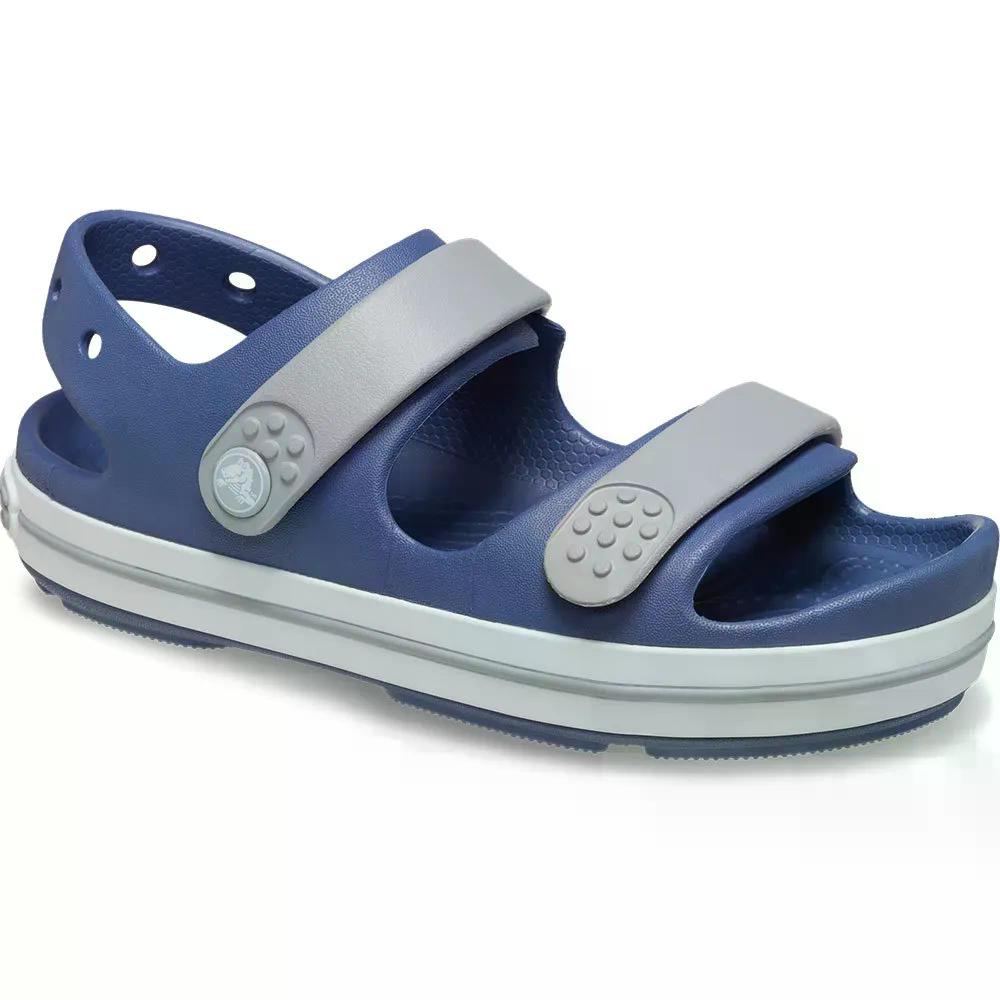 クロックス 時辰儀ダンス楽隊 クルーザー キッズ サンダル （ BijouBlue/LightGrey ） | CROCS Crocband Cruiser kidsSandals  [t]