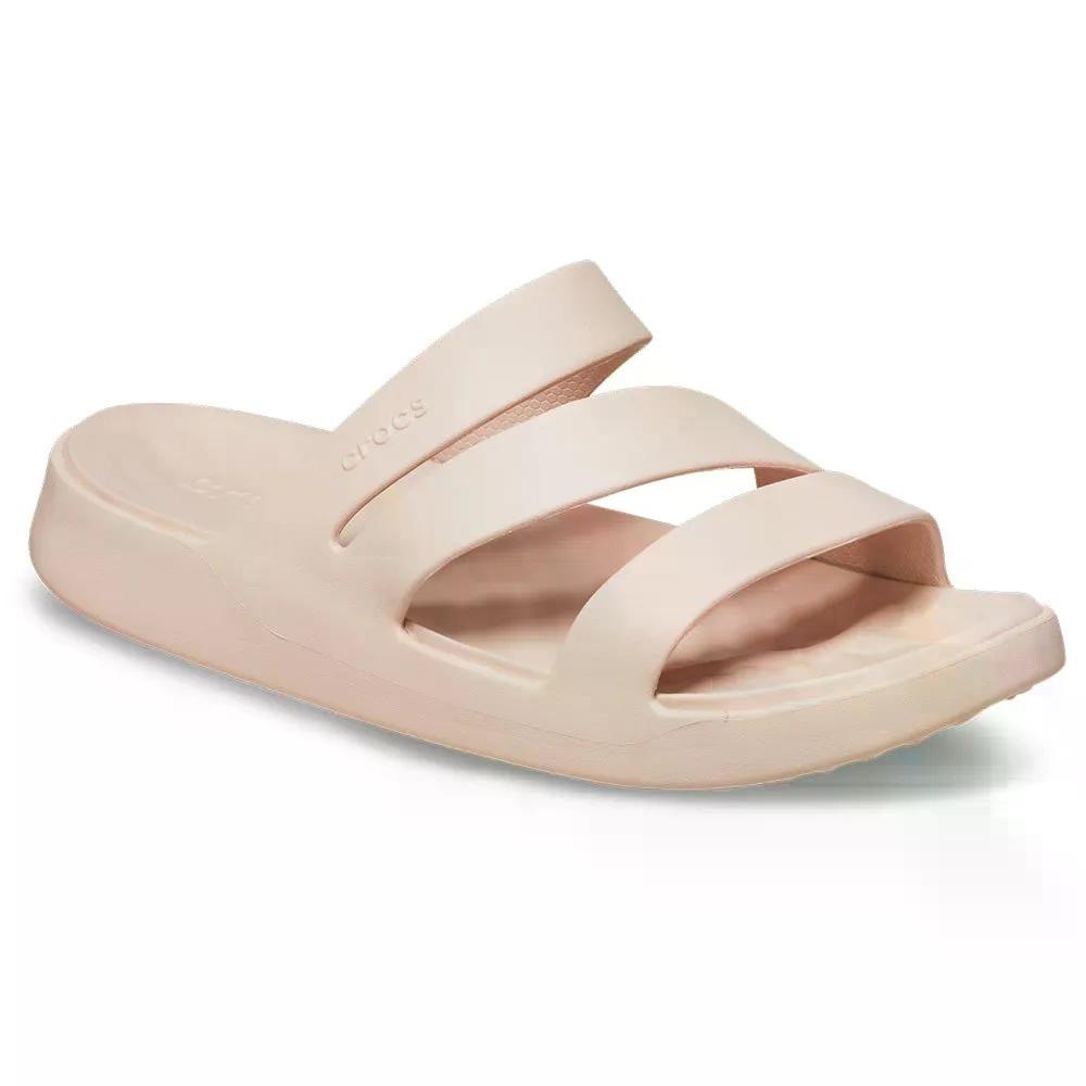 クロックス ゲッタウェイ ストラッピー レディース サンダル （ Quartz ） | CROCS Getaway Strappy Sandals Woman [t]